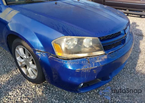 2012 Dodge Avenger R/T из США, поврежденный, VIN 1C3CDZBG3CN148588